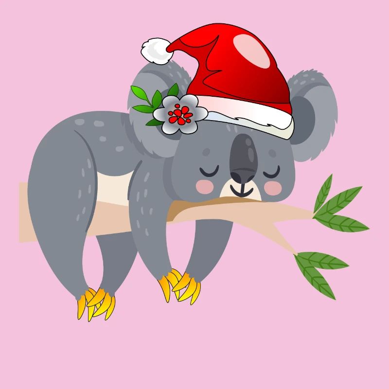 OURS KOALA DE NOËL