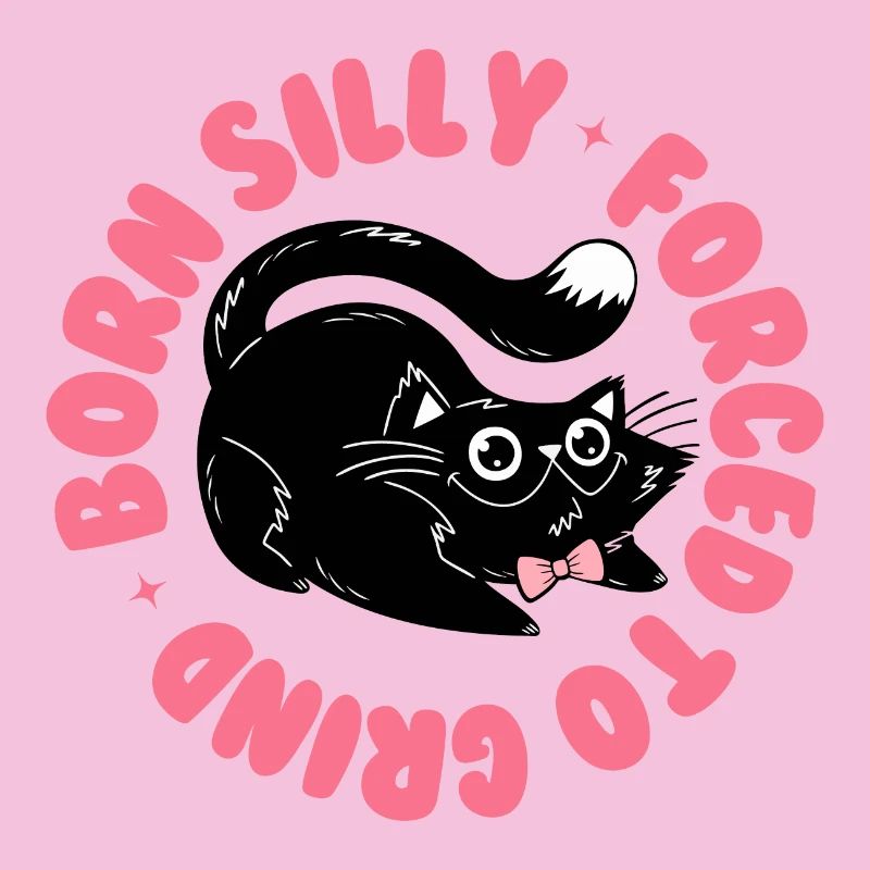 Né idiot, forcé de moudre – Drôle de chat