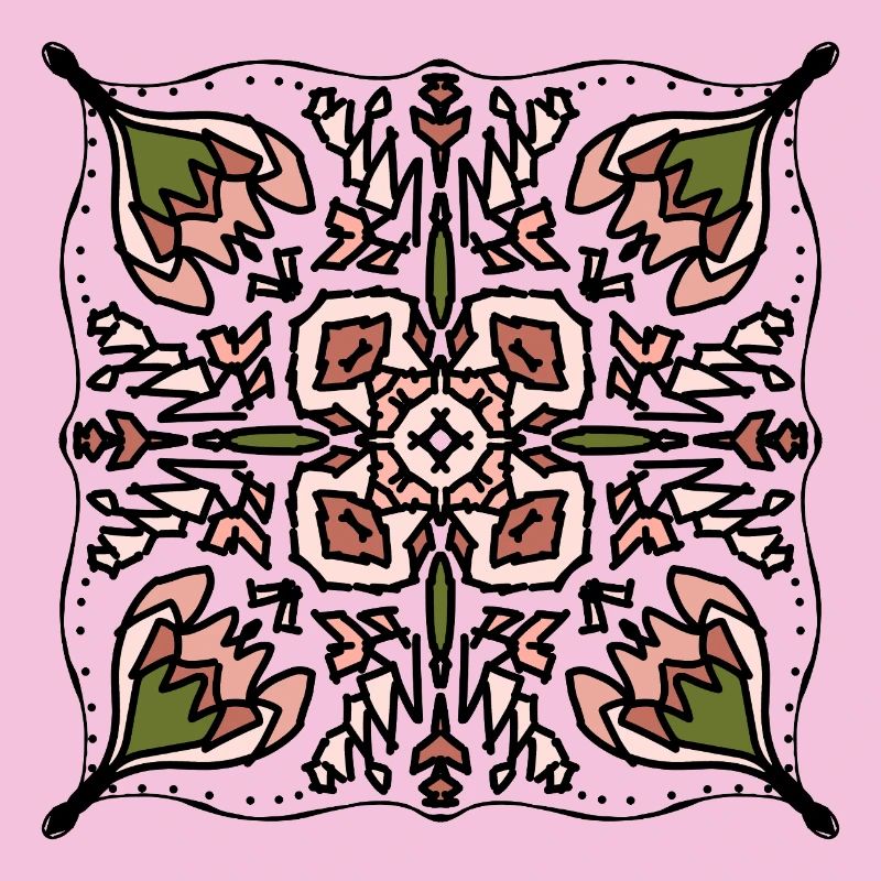 Kaleido Blütenstern Muster