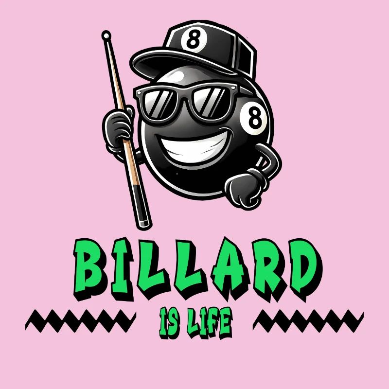 Billiards, c’est la vie - Conception cool à 8 boules