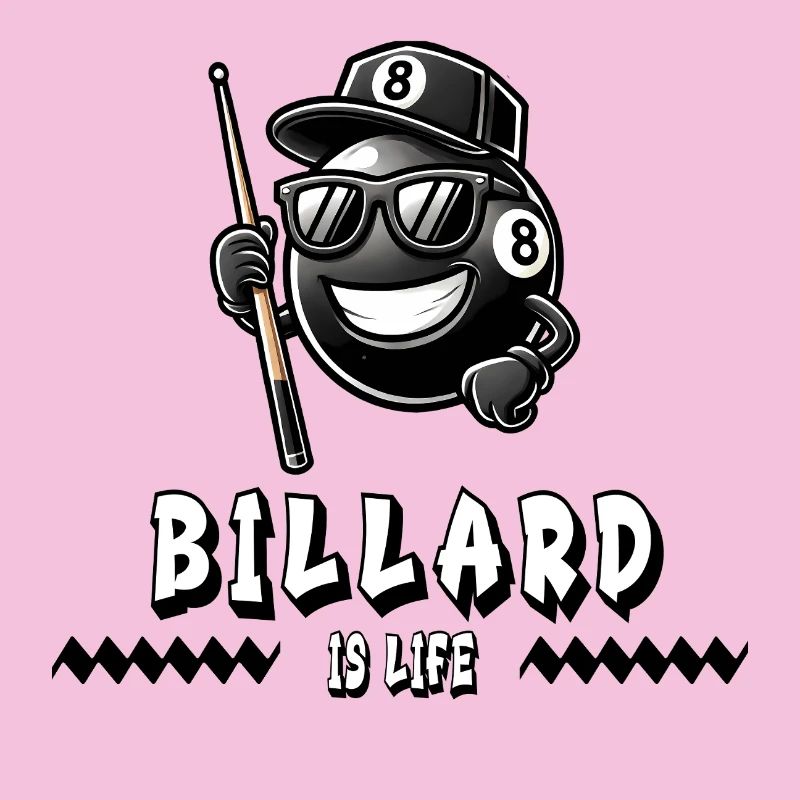 Billiards, c’est la vie - Conception cool à 8 boules