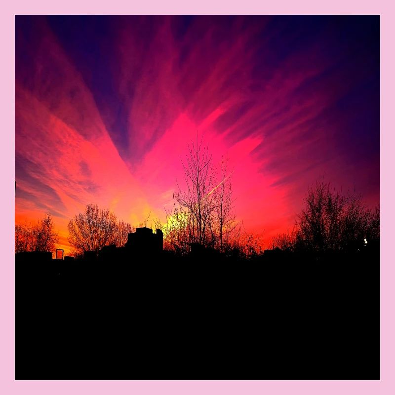 Sunset Violet Sunset Affiche