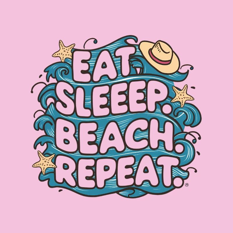 Manger dormir plage répéter