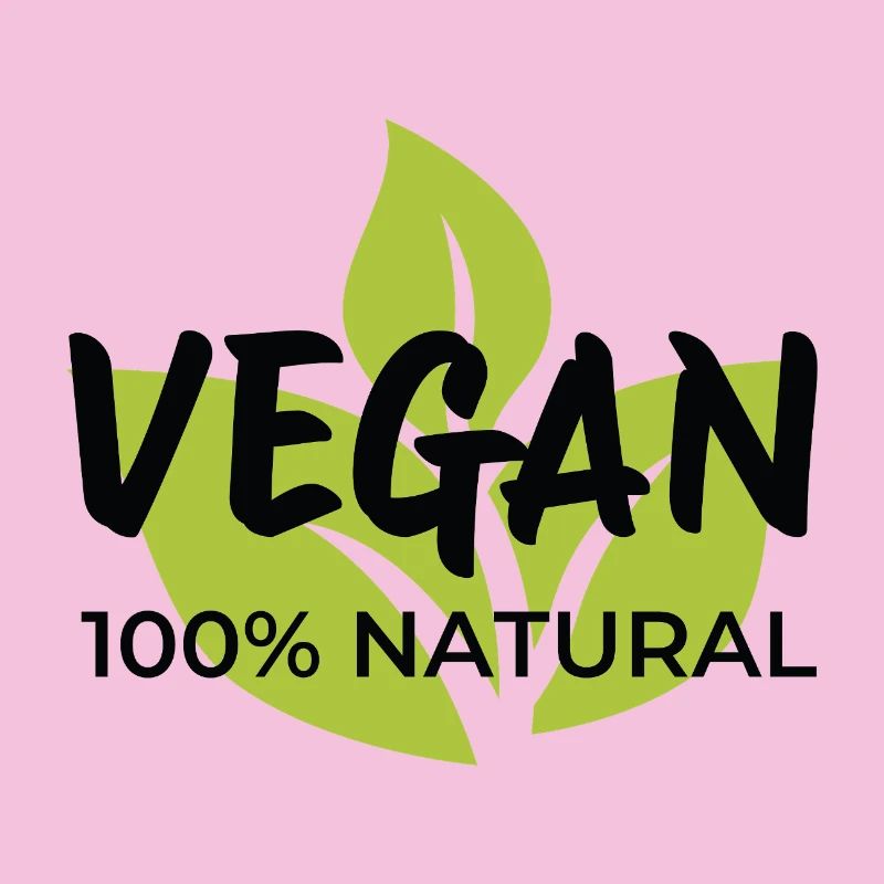 Vegan Leaf Emblem Design