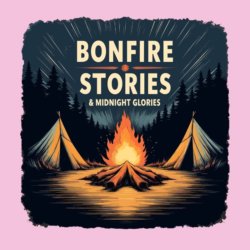 Histoires de feu de camp – Scène de camping de minuit