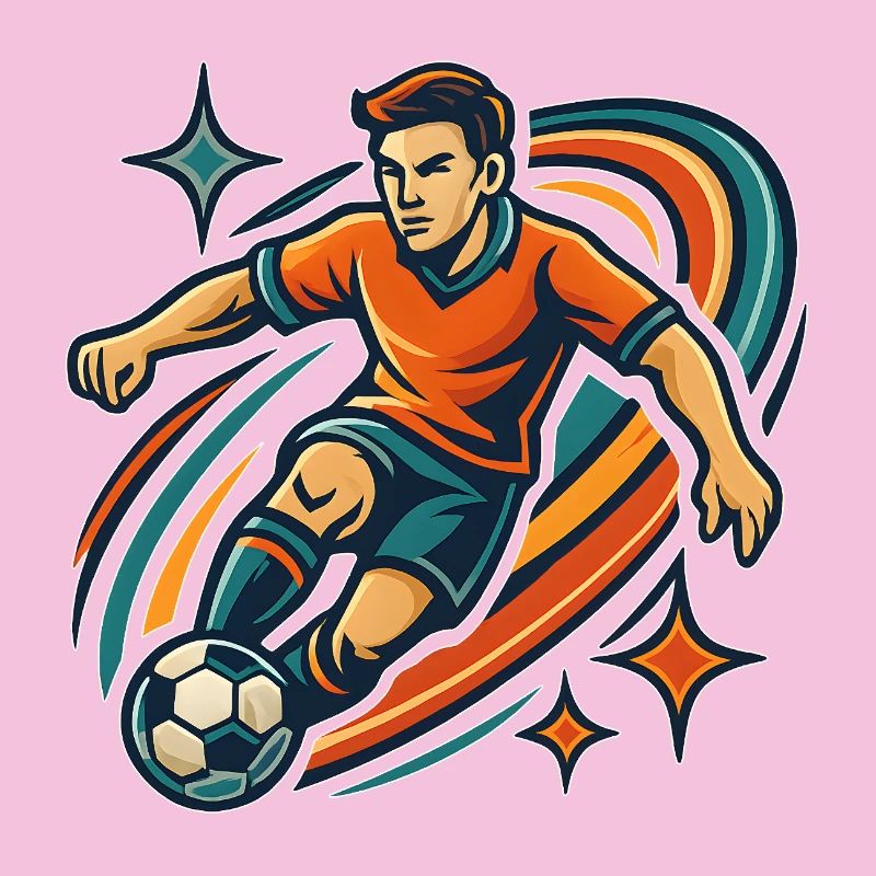 Dynamic Soccer Player Standing Design
