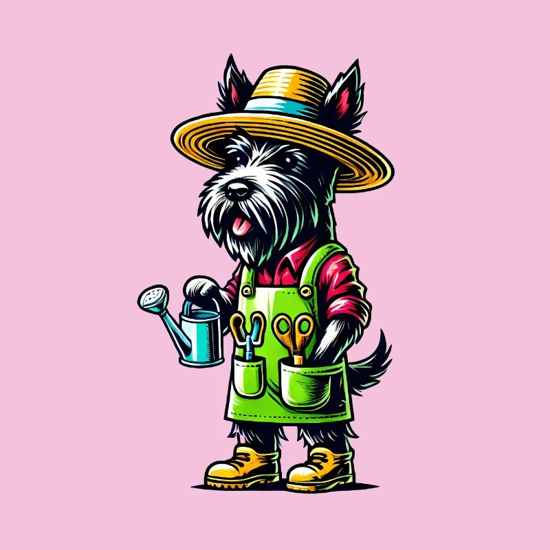 Scottish Terrier Gärtner