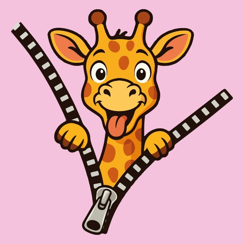 Freche Giraffe