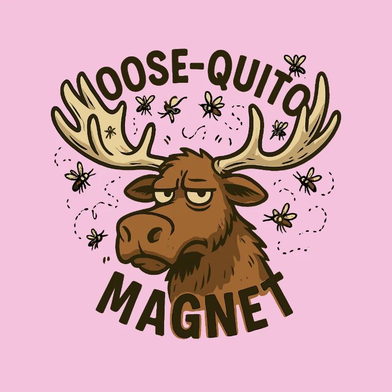 Moose Quittin Magnet Design