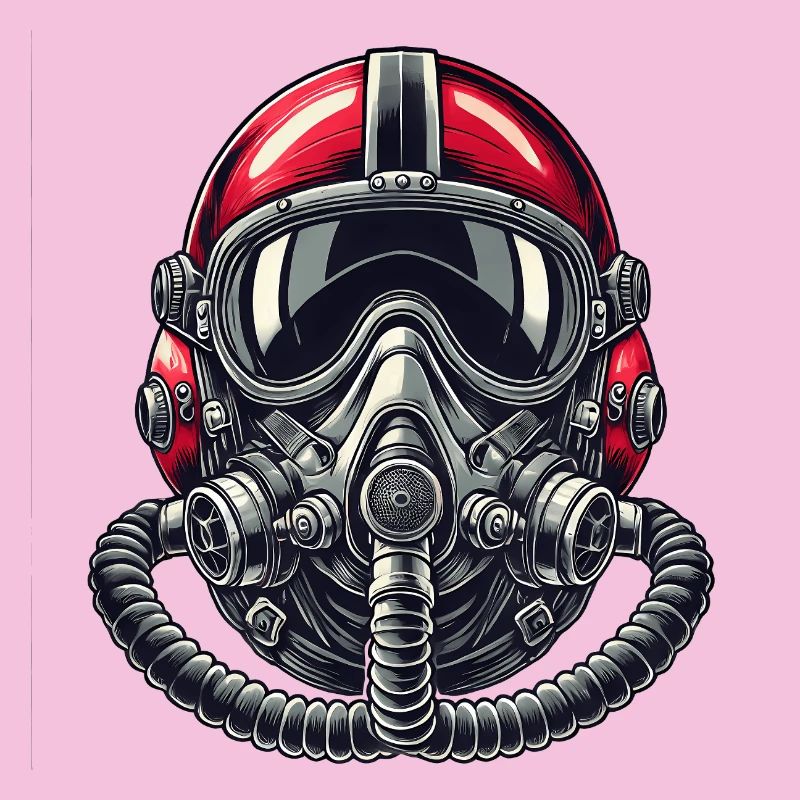 Conception du casque de pilote