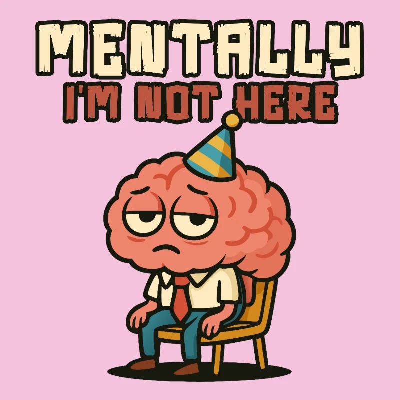Mentally I'm Not Here Brain