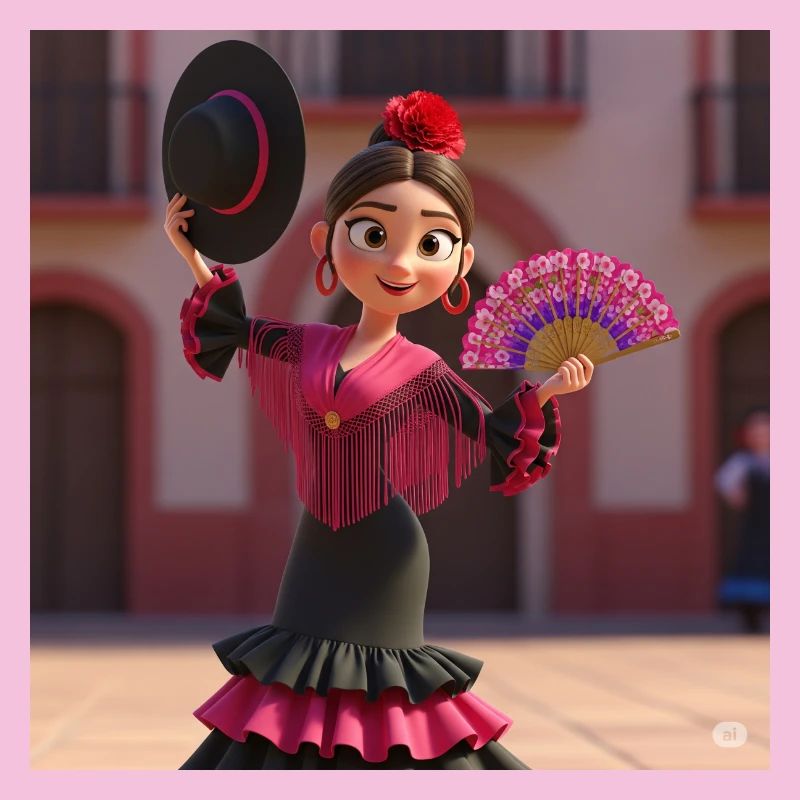 Flamenco mit Kunst