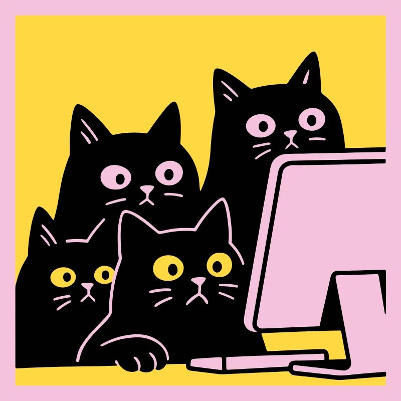 Cats watching Catcontent