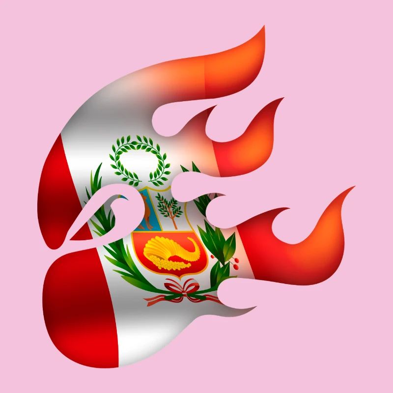Drapeau du Pérou - Pérou - Ninja