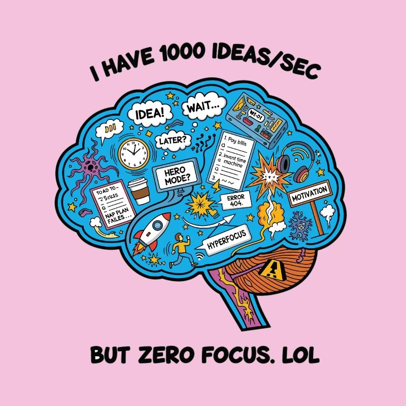 Creative Brainstorming Illustration
