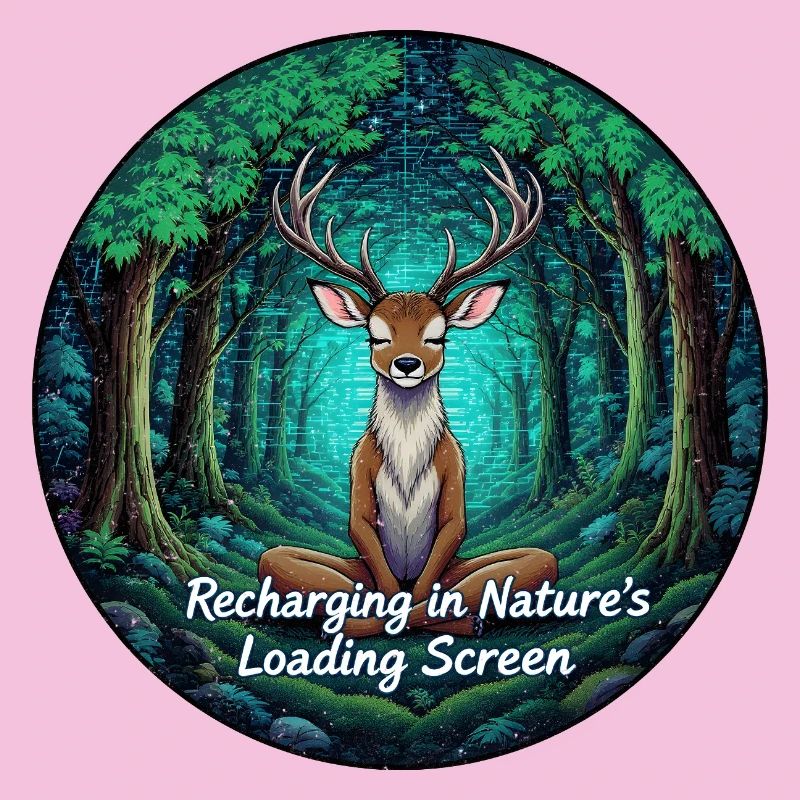 Mystic Forest Deer with Loading Screen