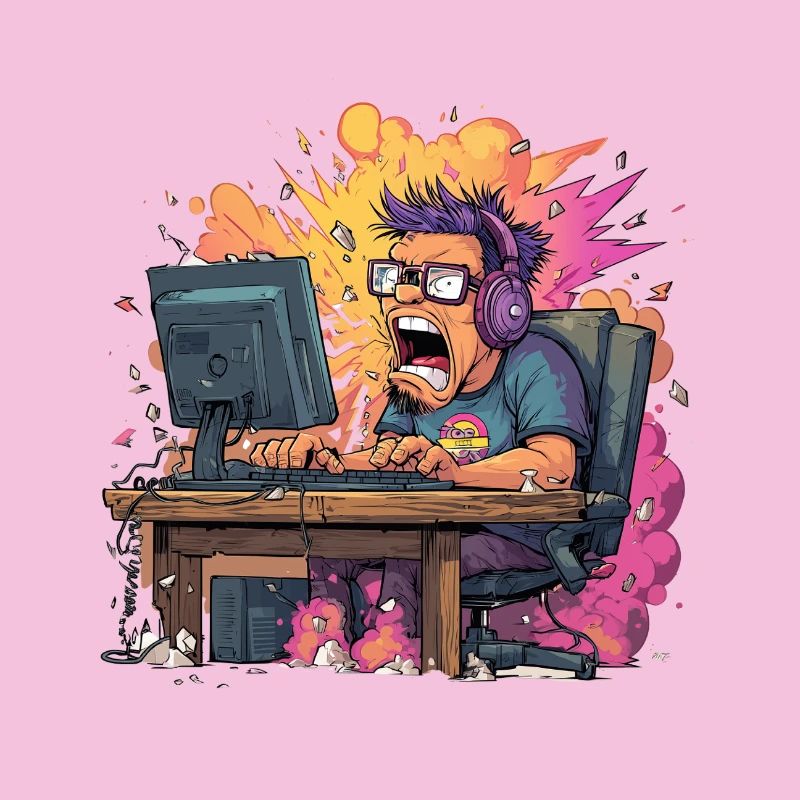 Gaming Rage Explosion – Zocker im Rage Mode
