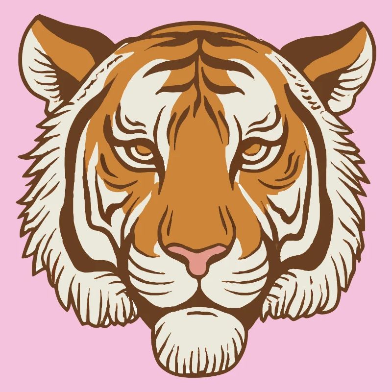 Retro Tiger – Roi de la forêt coréenne