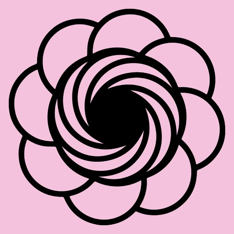 Kosmische Vortex-Blume