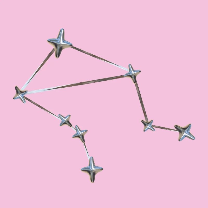 Libra Sternbild – Metallic Zodiac