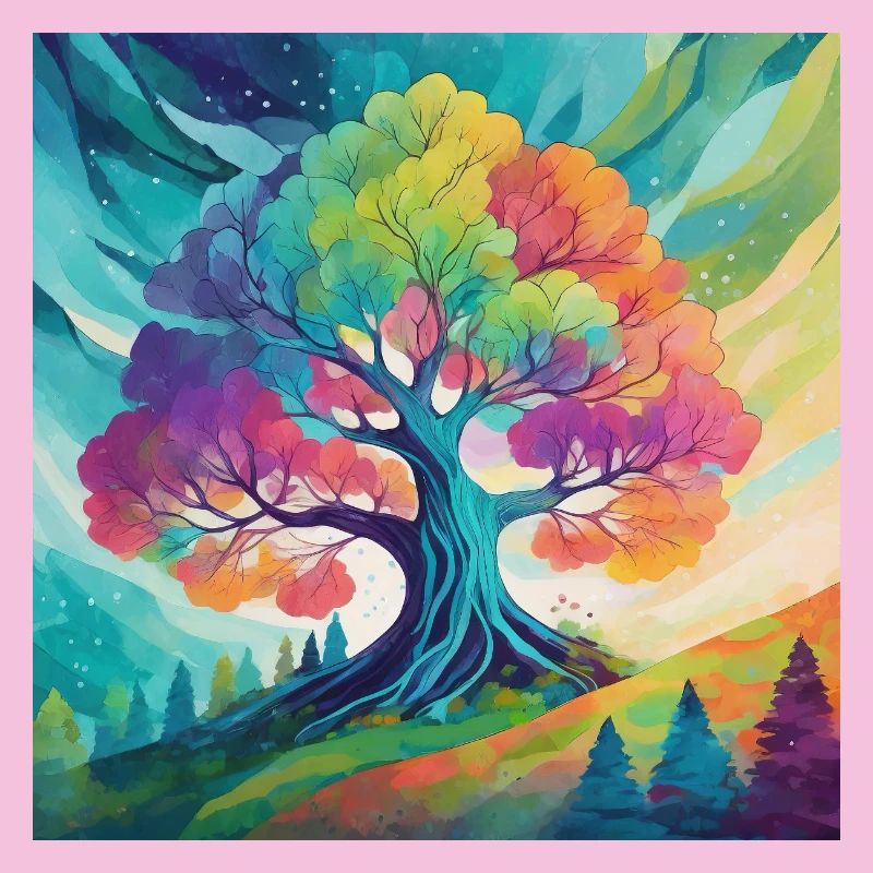 Rainbow Tree of Creativity