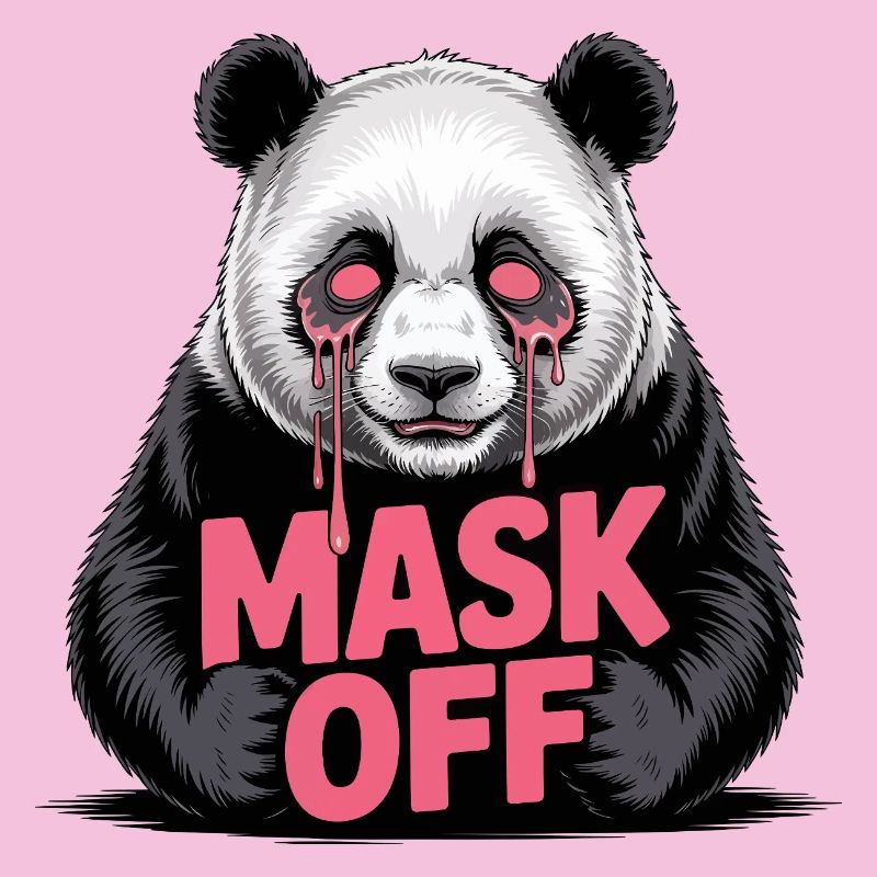 Maske aus Panda