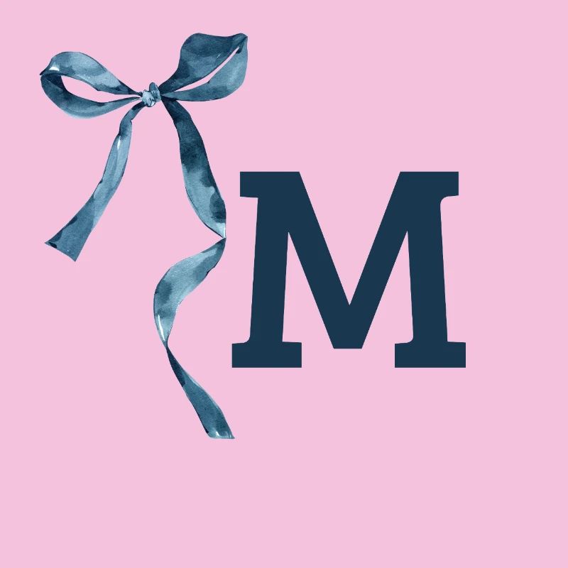 Monogram m gift idea