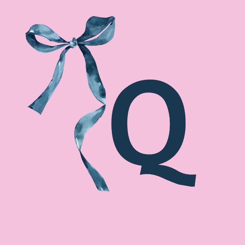 Monogram q Geschenkidee