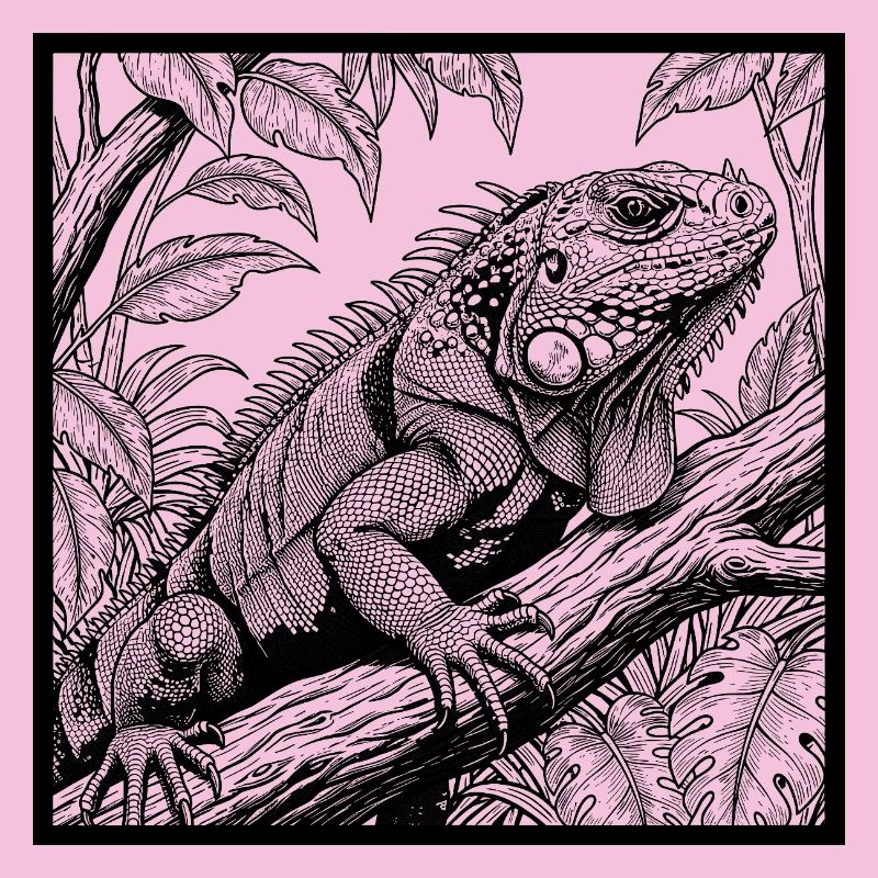 Leguan im Dschungel !