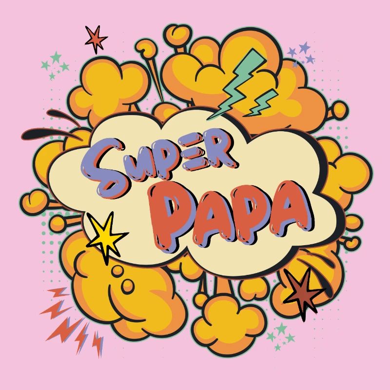 Super Dad Comic Explosion