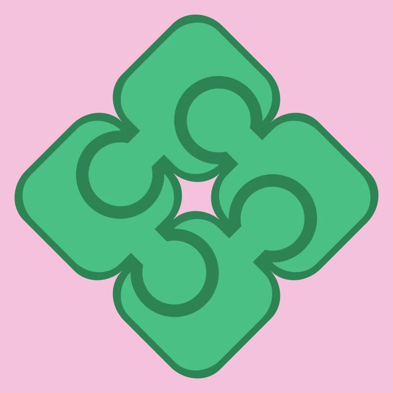Interlocking Clover Motif
