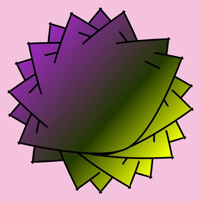 Gradient Leaf Spiral