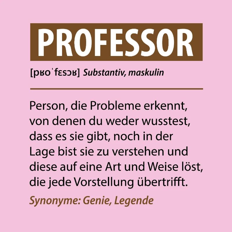 Funny Professor Profession Definition Saying Gift