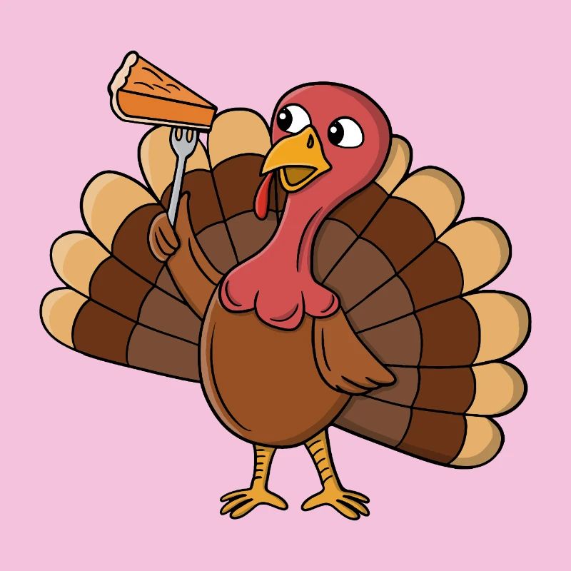 Turkey With Pie Slice