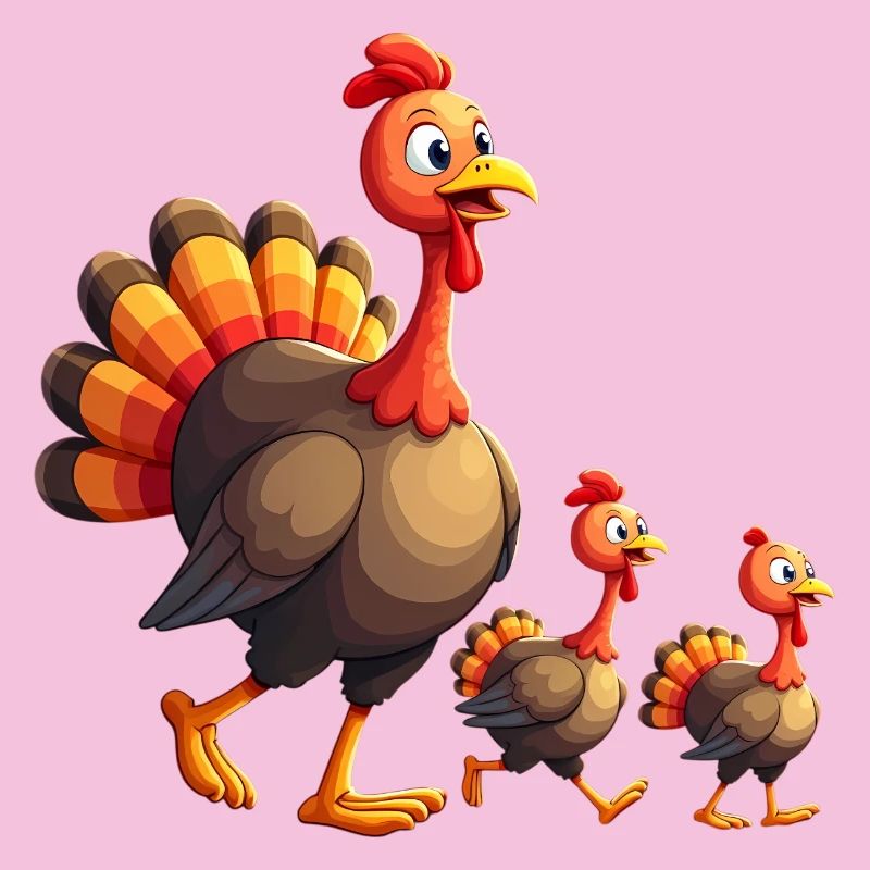 Bébé dinde de Thanksgiving
