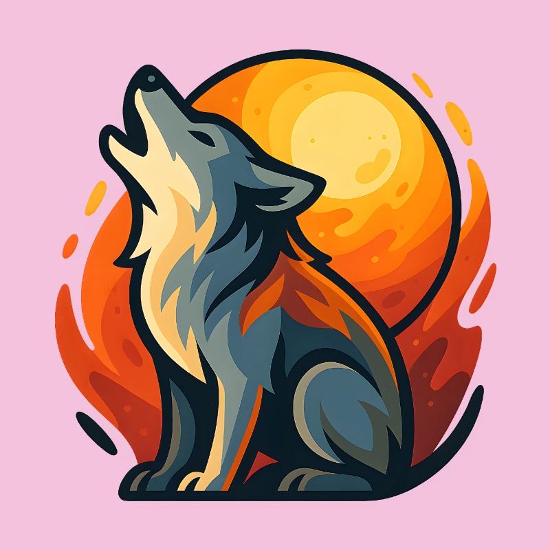 Wolf howling