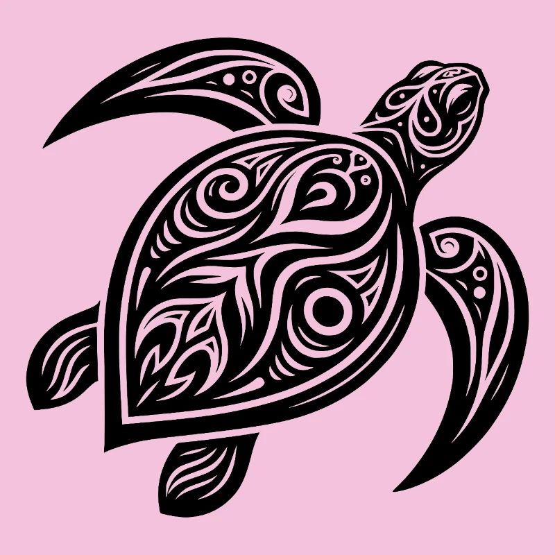 Turtle Tattoo Style – Mystical Design