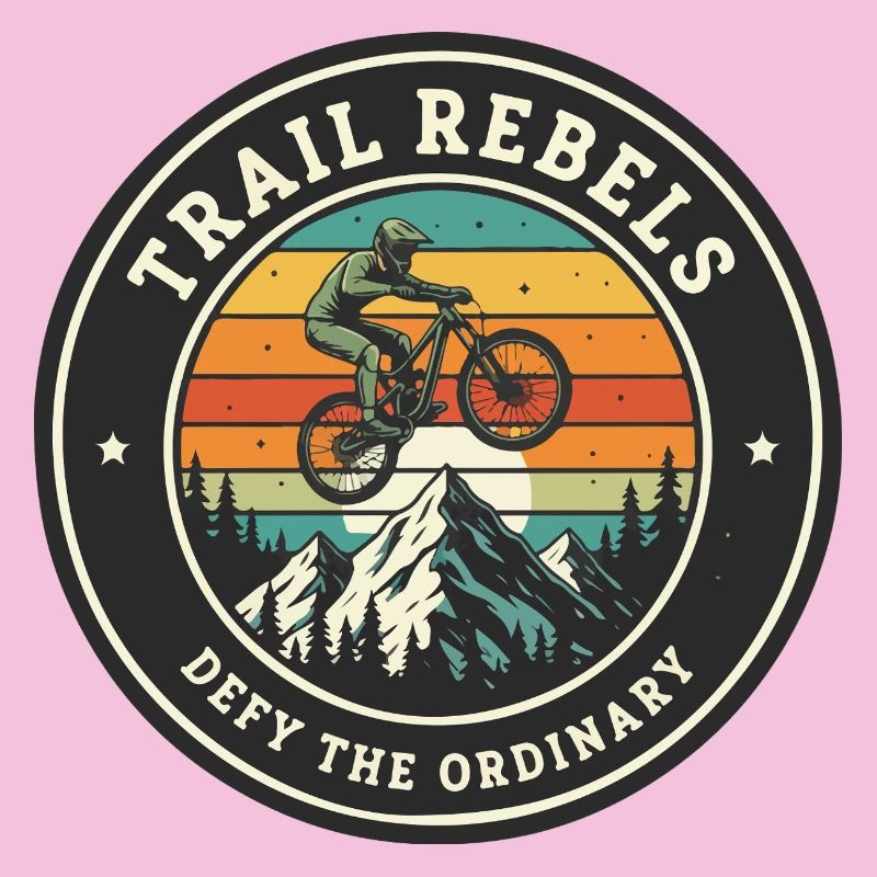 Trail Rebels Mountain Biker Rétro