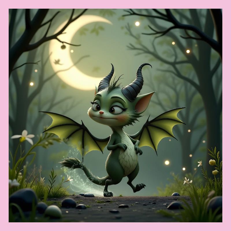 Nachtdrache des Waldes