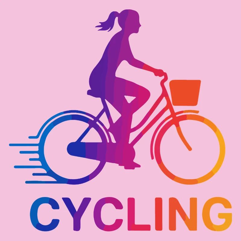 Cycliste Rainbow Gradient