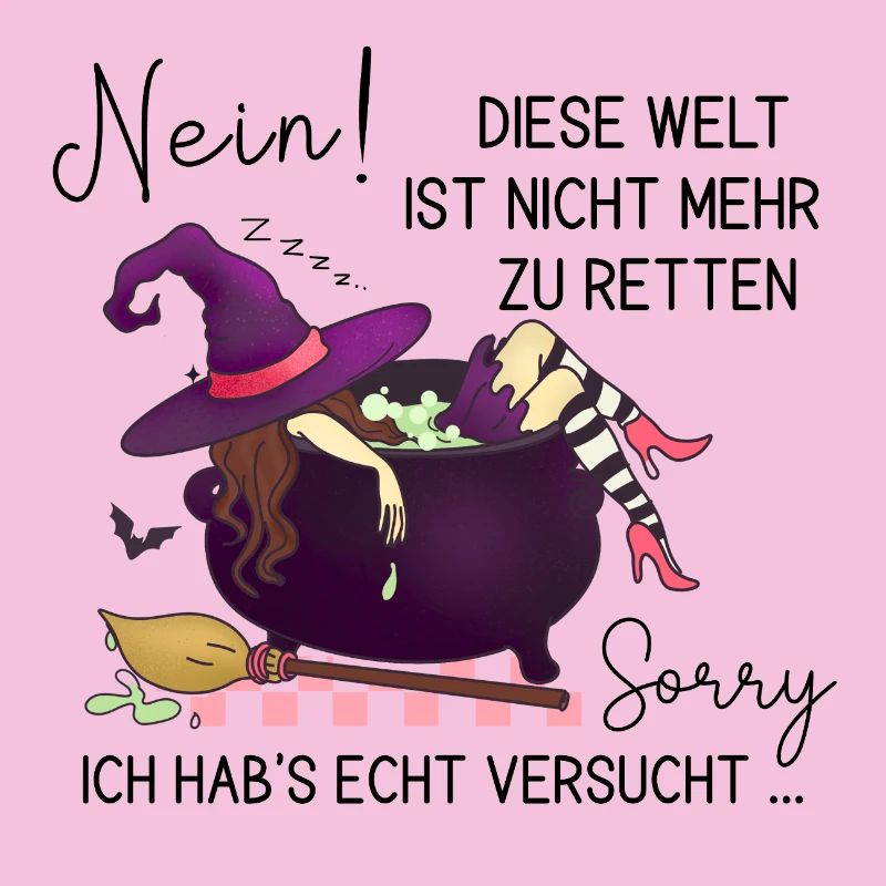 Witch in the Magic Cauldron – Witchy Fun Art