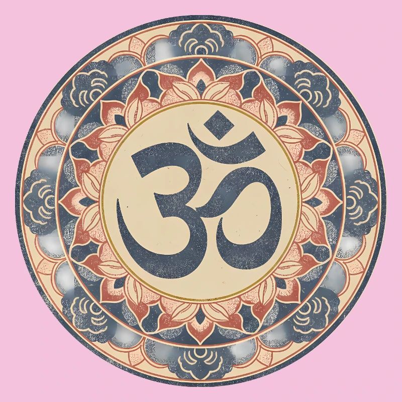 Om Mandala Zen Pattern