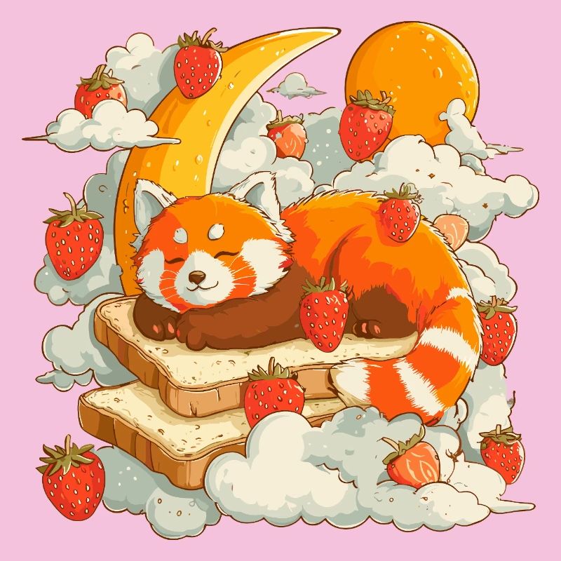 Moon Breakfast Fox