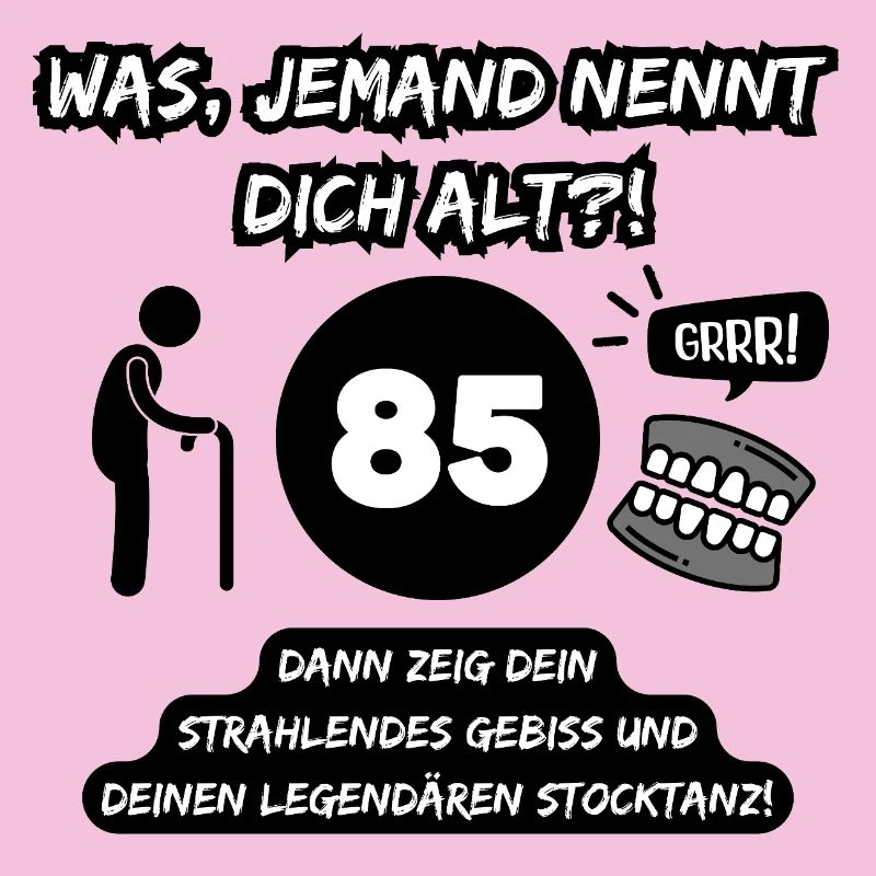 85 and legendary: Teeth out, stick dancing on!