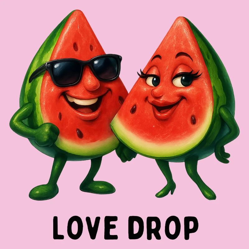 Duo pastèques Love Drop
