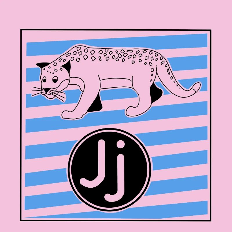 J for Jaguar Letter in Elementary School