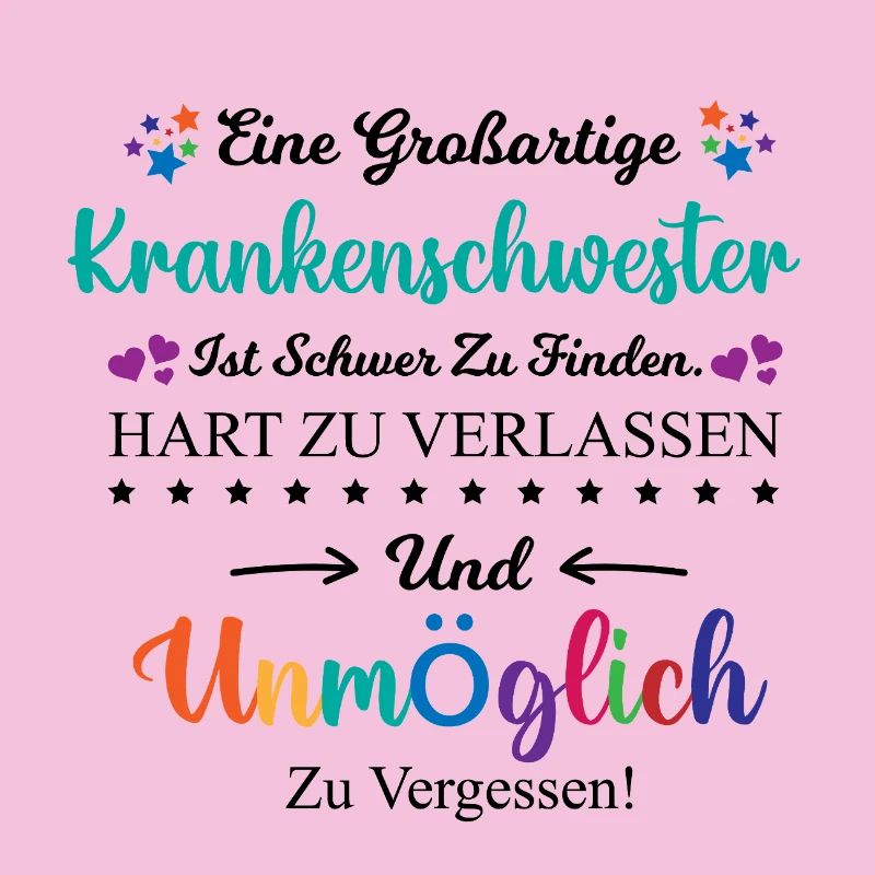 Krankenschwester Beruf Spruch Abschied Geschenk