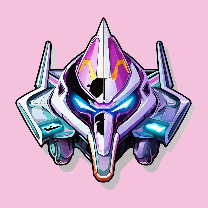 Neon Mech Kriegerhelm
