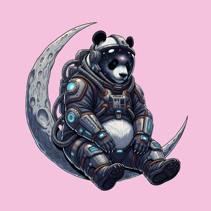 Panda Astronaut