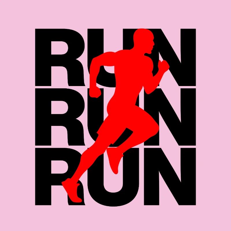 JOGGING MAN, PUISSANCE DE COURSE ! PASSION POUR LA COURSE, LA COURSE
